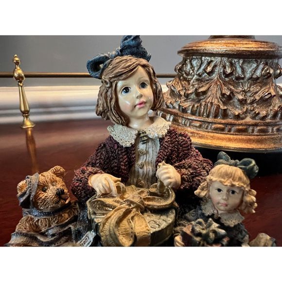 Yesterdays Child Boyds Bears Karen w/Wilson and Eloise The Dollstone Collection - Picture 3 of 8
